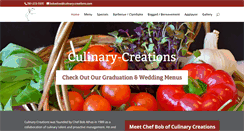 Desktop Screenshot of culinary-creations.com